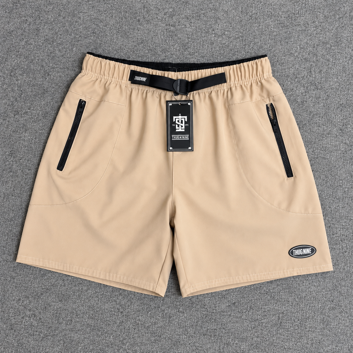 Short Premium Thug Nine Utility Bege