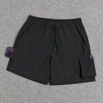 Short Cargo Elastano Tech Black