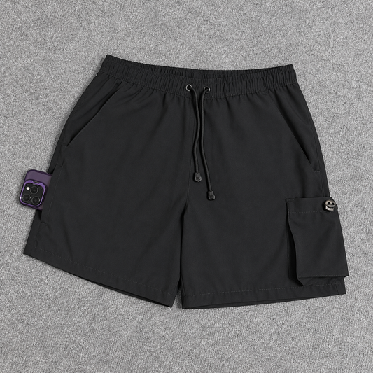 Short Cargo Elastano Tech Black