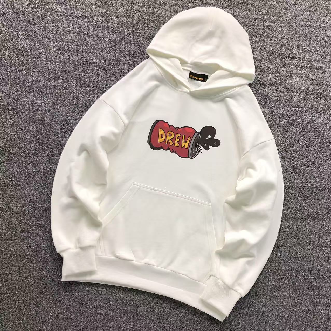 MOLETOM CANGURU Drew House Drippy Smiley — frente