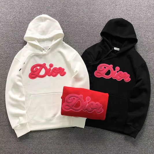 MOLETOM CANGURU Dior Bubble Script — frente