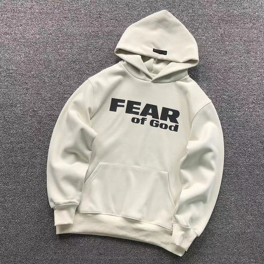 MOLETOM CANGURU Fear of God Essentials Wordmark — frente