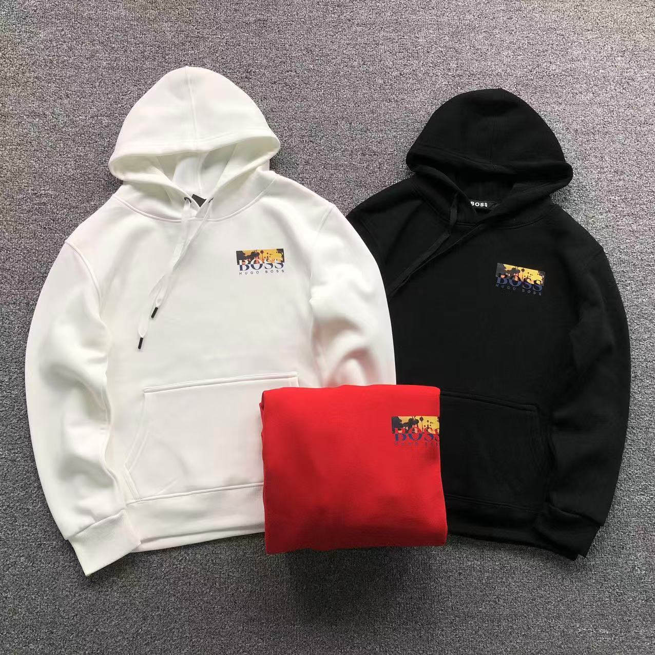 MOLETOM CANGURU Boss Sunset Skyline — frente