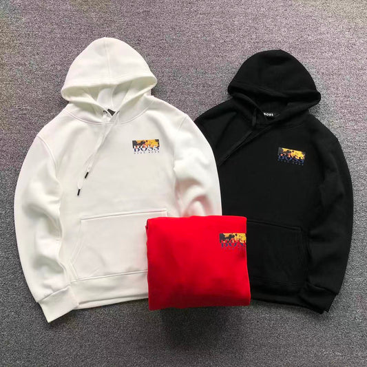 MOLETOM CANGURU Boss Sunset Skyline — frente
