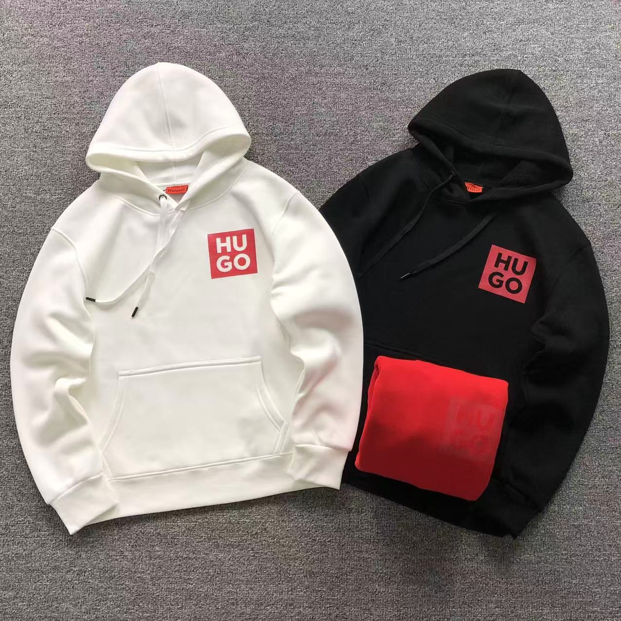 MOLETOM CANGURU Boss Box Logo — frente