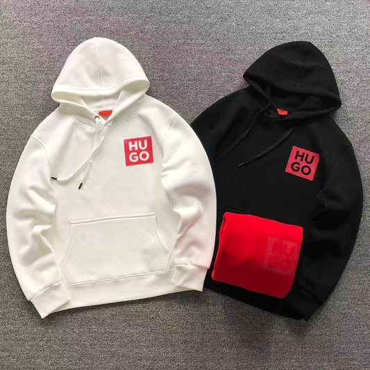 MOLETOM CANGURU Boss Box Logo — frente