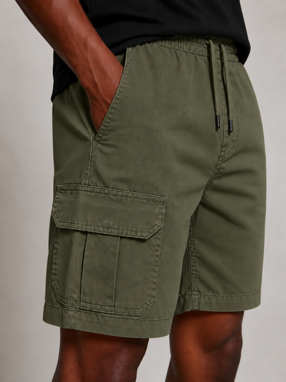SHORT SARJA CARGO VERDE MILITAR
