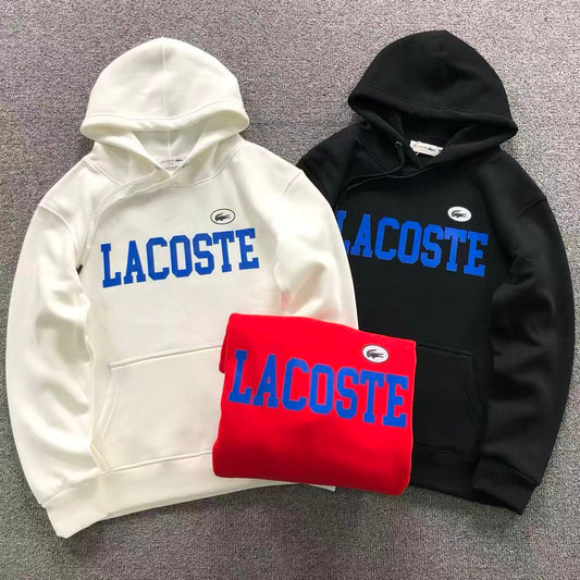 MOLETOM CANGURU Lacoste College Block Prime — frente