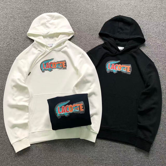 MOLETOM CANGURU Lacoste Croc Patch — frente