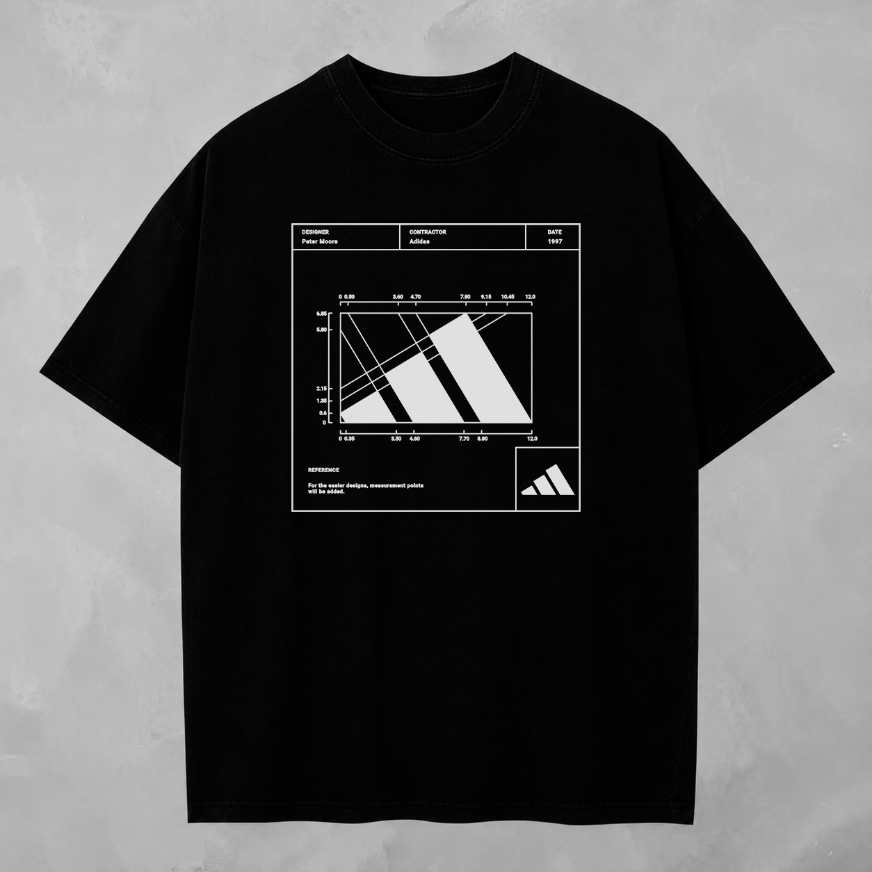 Camisa Adidas Blueprint Stripes — detalhe