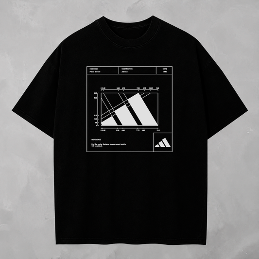 Camisa Adidas Blueprint Stripes — detalhe