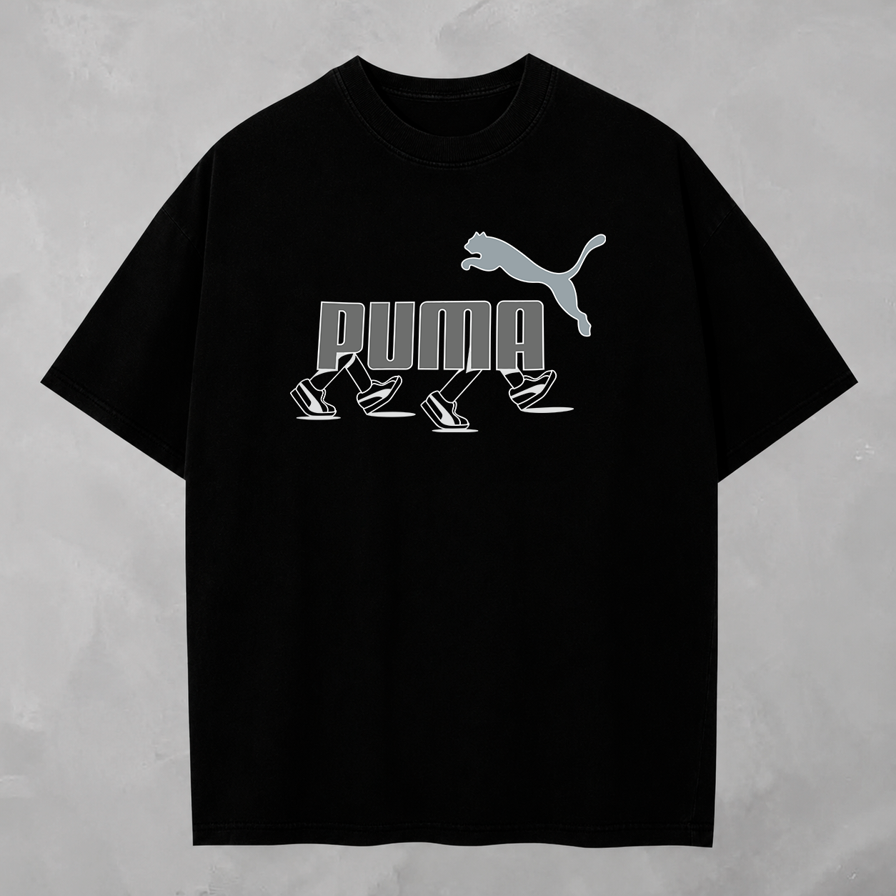 Camisa Puma Walking Cat — detalhe