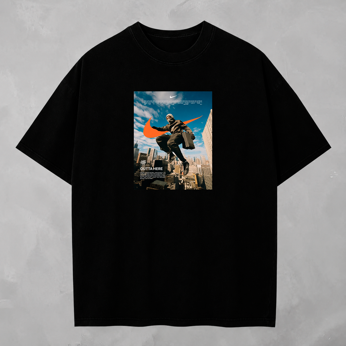 Camisa Nike Outta Here — detalhe