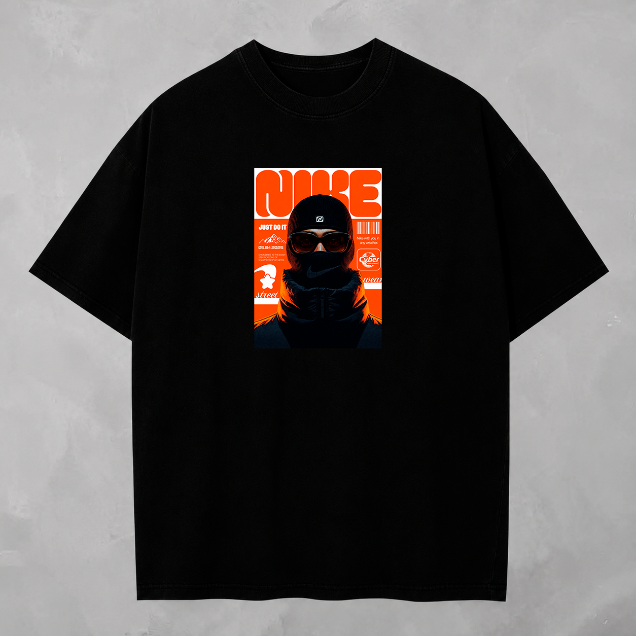 Camisa Nike Balaclava Poster — detalhe