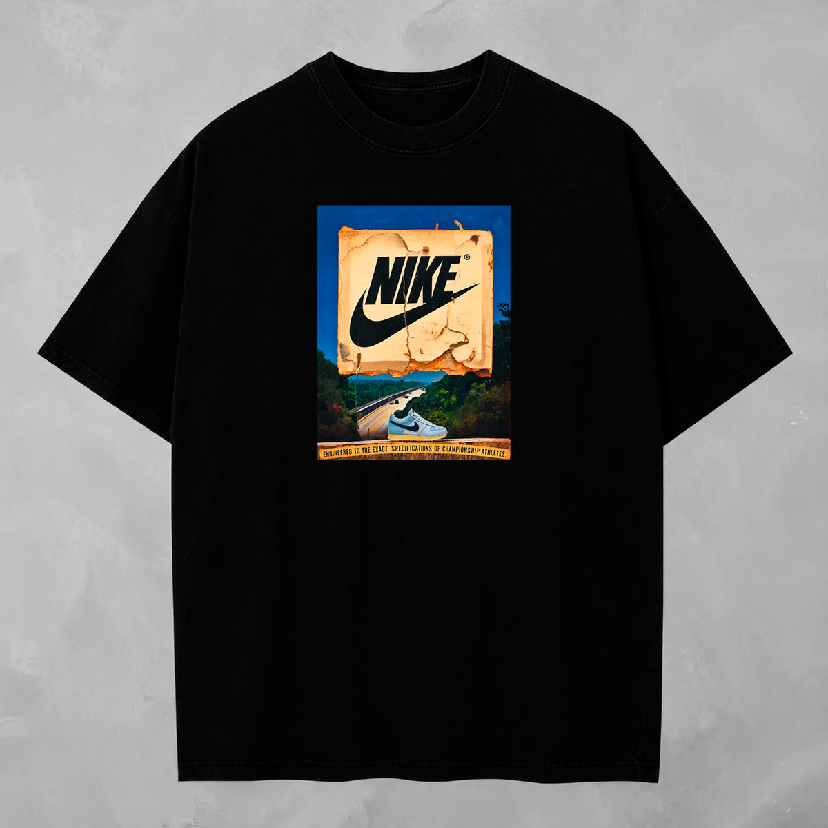 Camisa Nike Vintage Road Swoosh — detalhe