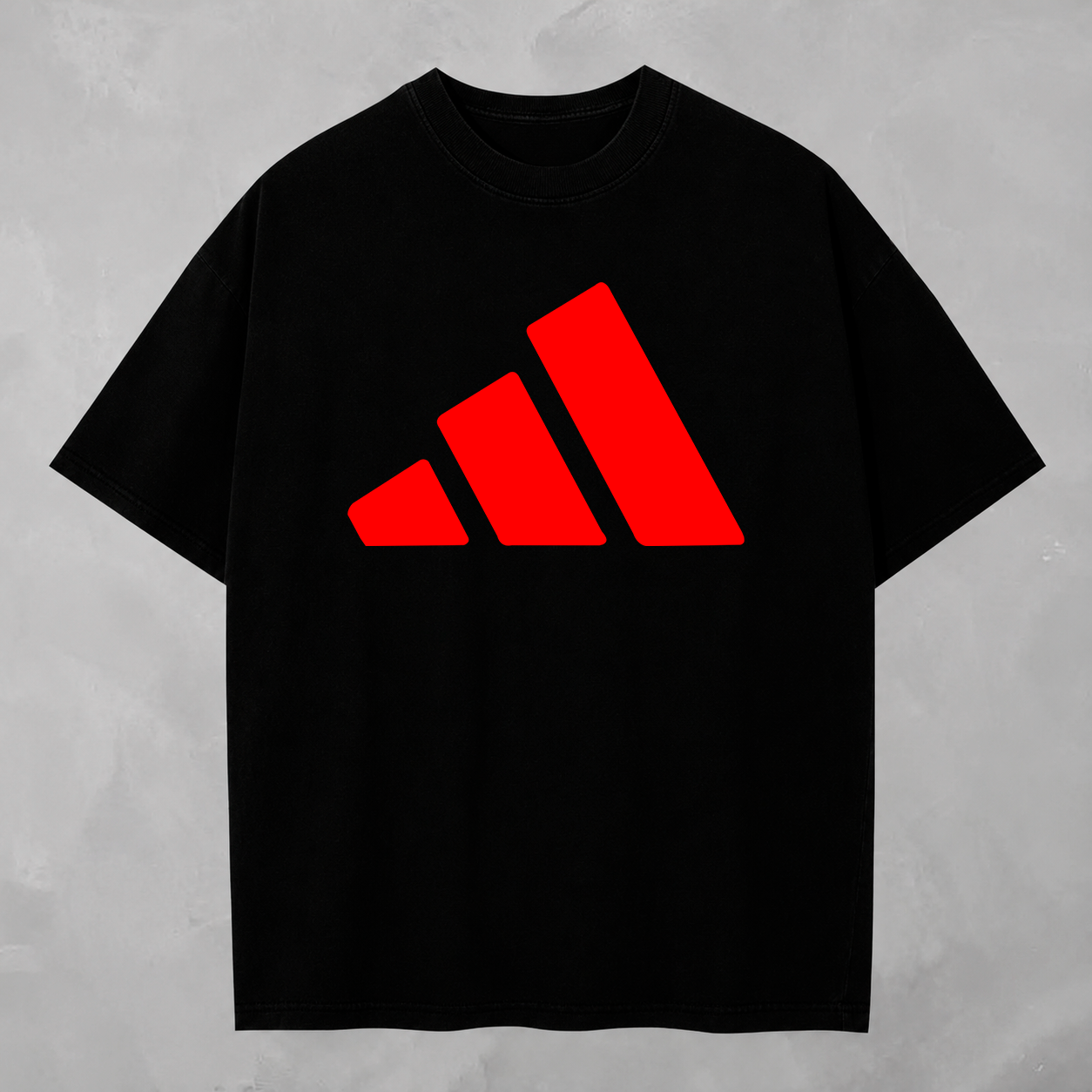 Camisa Adidas Triangle Stripes Preta — detalhe