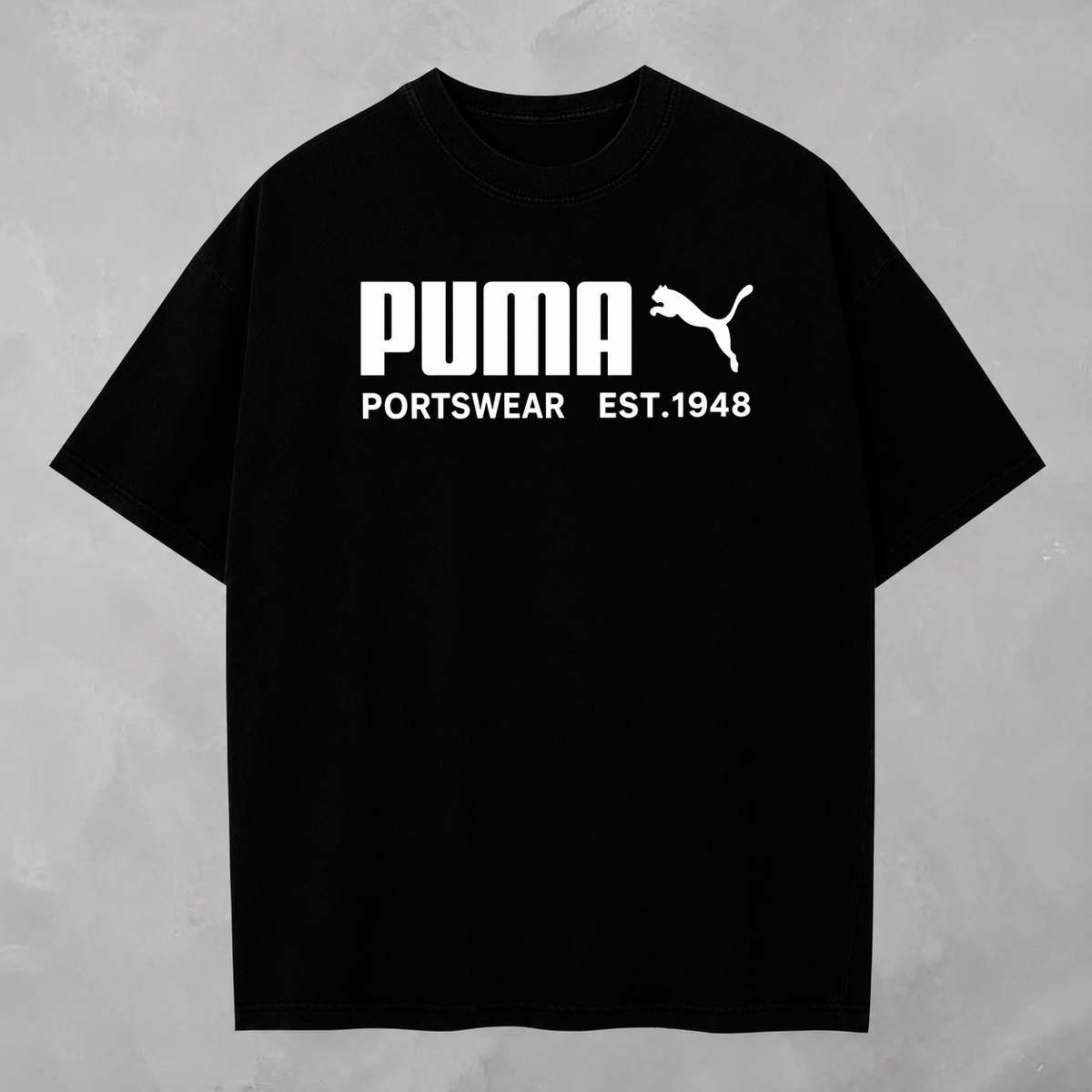 Camisa Puma Portswear Est 1948 — detalhe