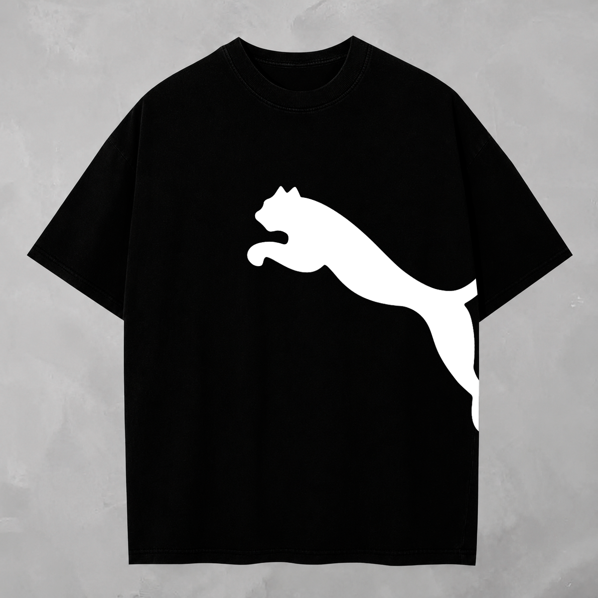 Camisa Puma Leaping Cat Side — detalhe