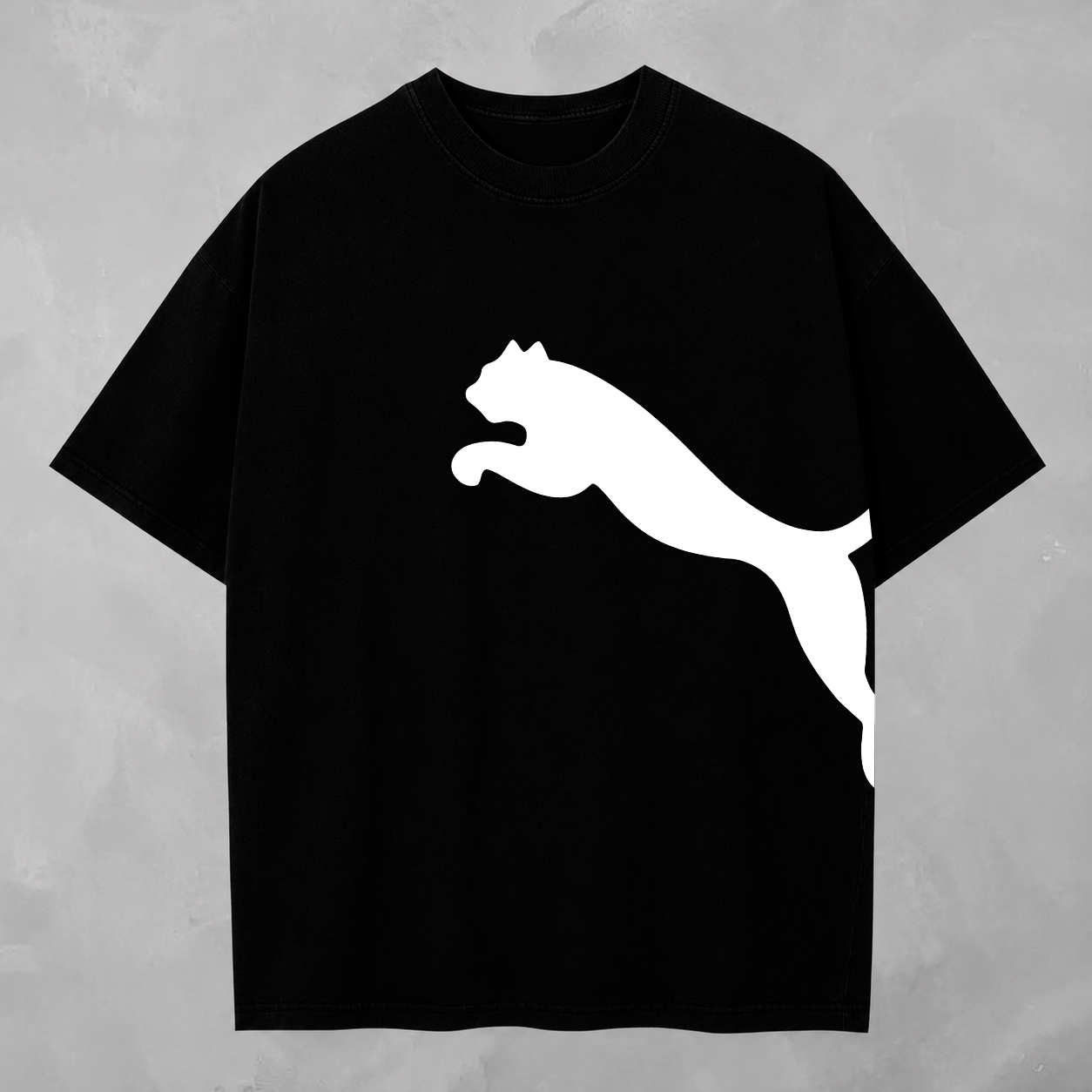 Camisa Puma Leaping Cat Side — detalhe