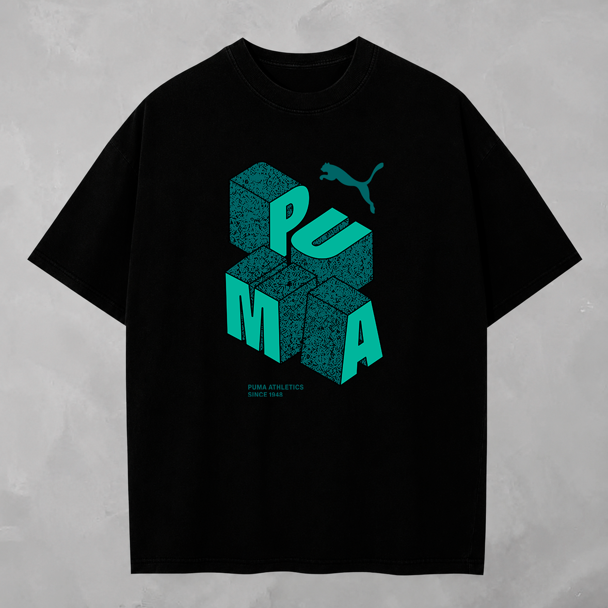 Camisa Puma Cube Athletics — detalhe