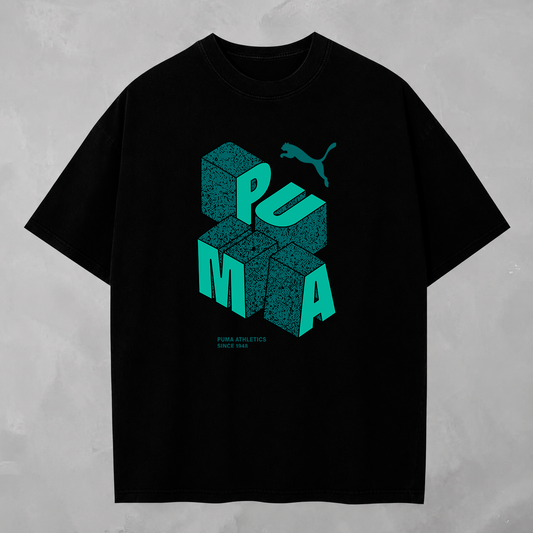 Camisa Puma Cube Athletics — detalhe