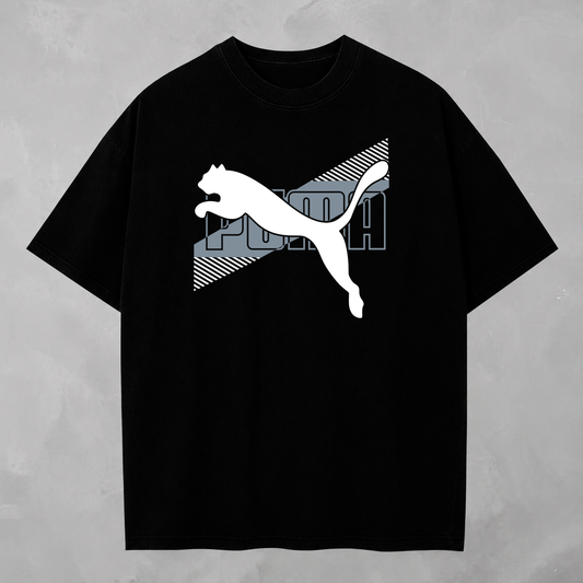 Camisa Puma Leap Stripes — detalhe