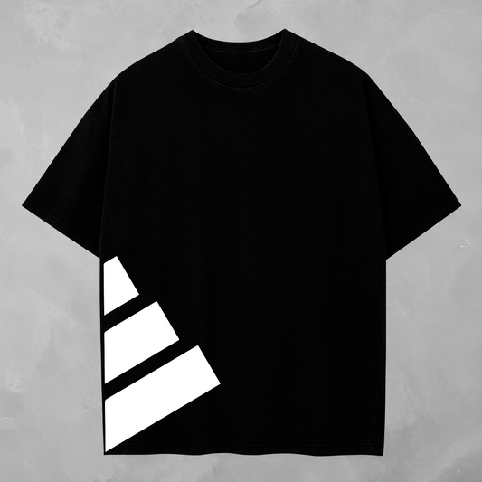 Camisa Adidas Triangle Stripes — detalhe