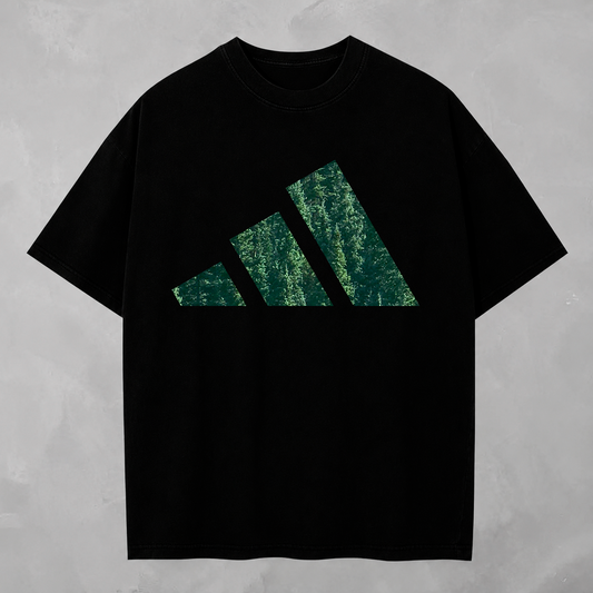 Camisa Adidas Forest Stripes — detalhe