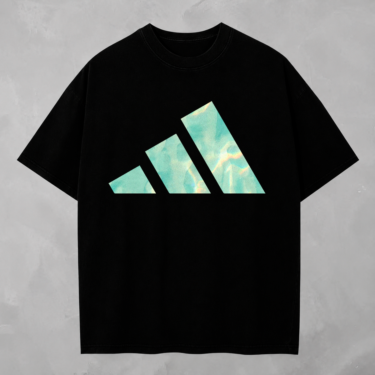 Camisa Adidas Iridescent Stripes — detalhe