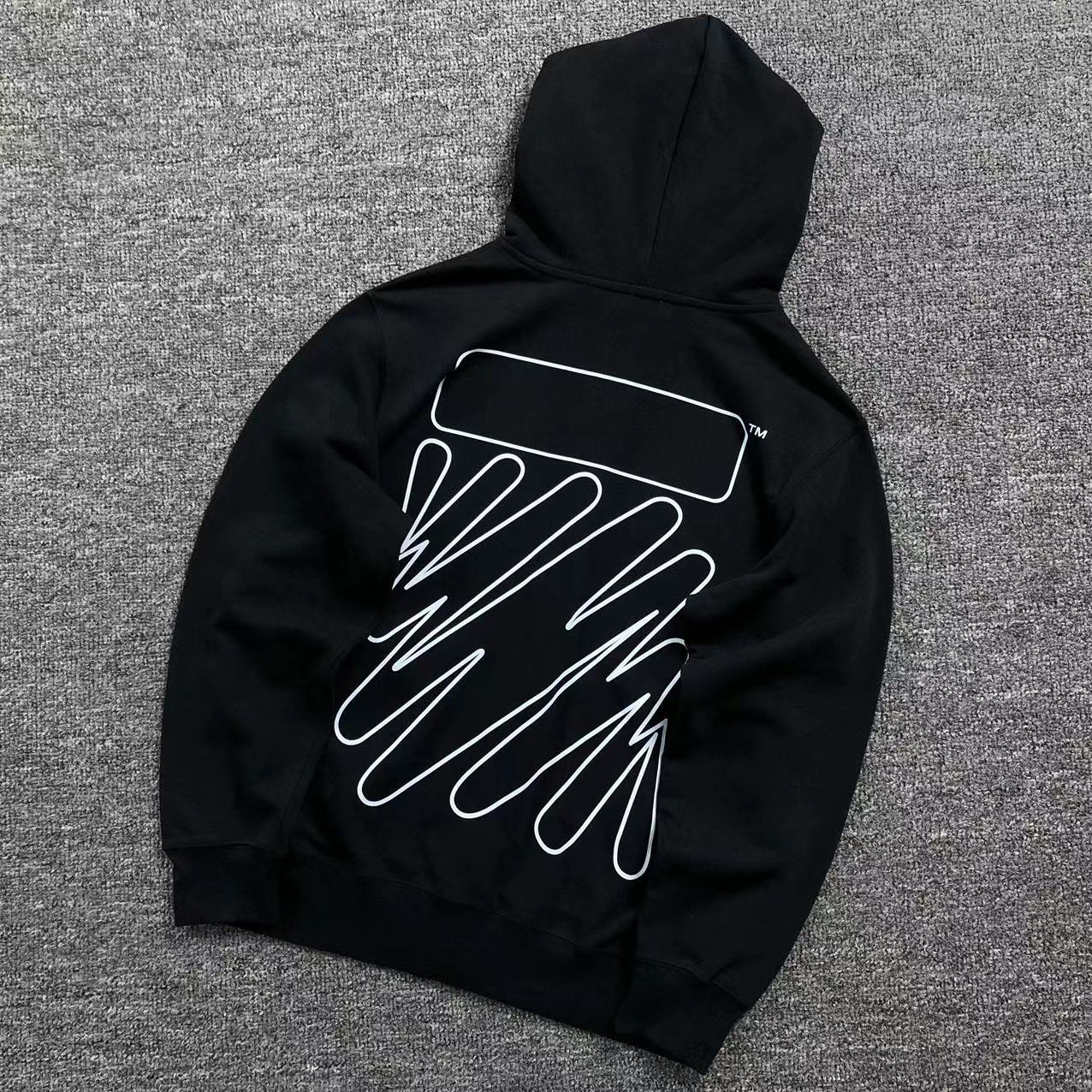 MOLETOM CANGURU Off White Arrows TM — costa