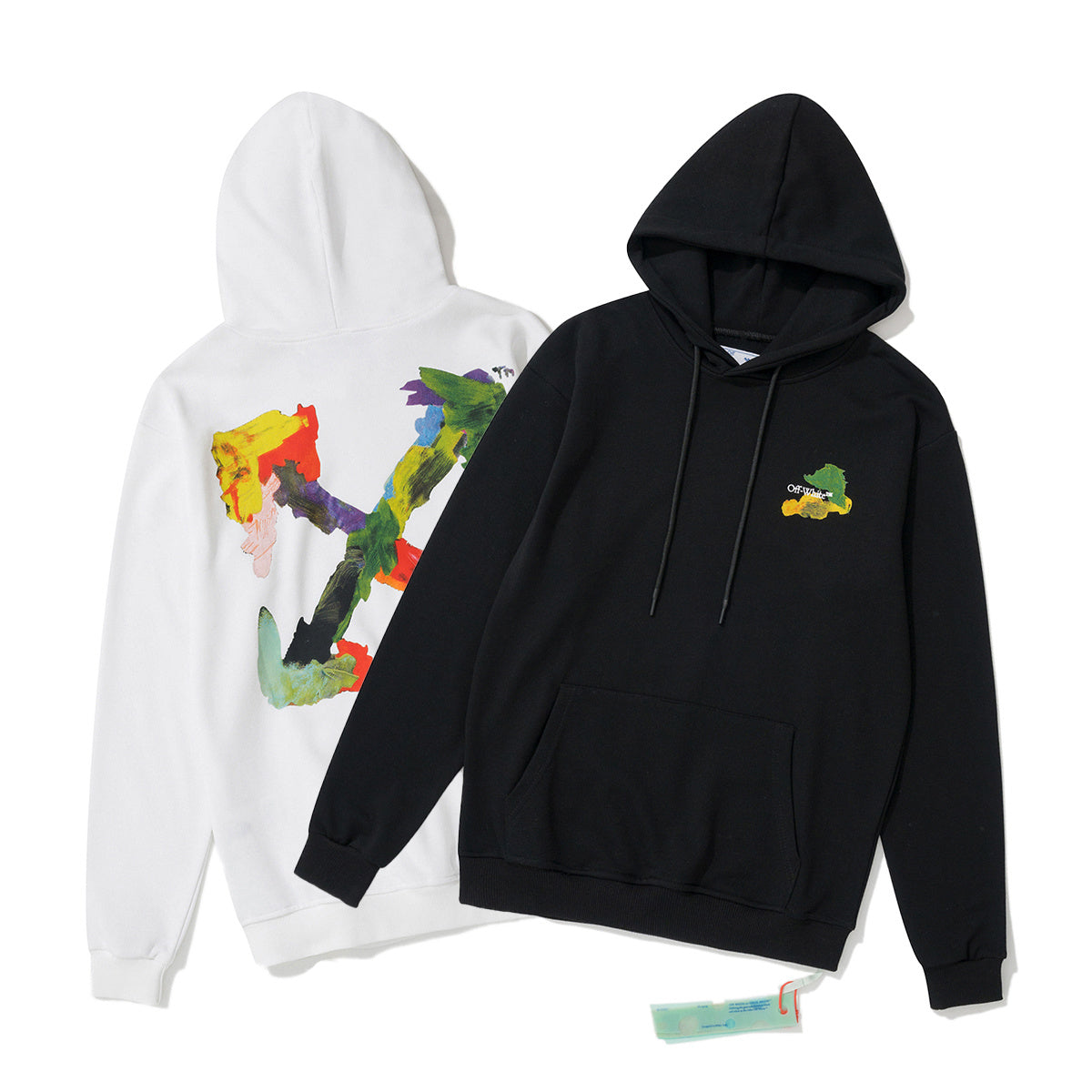 MOLETOM CANGURU Off White Arrow Paint — frente