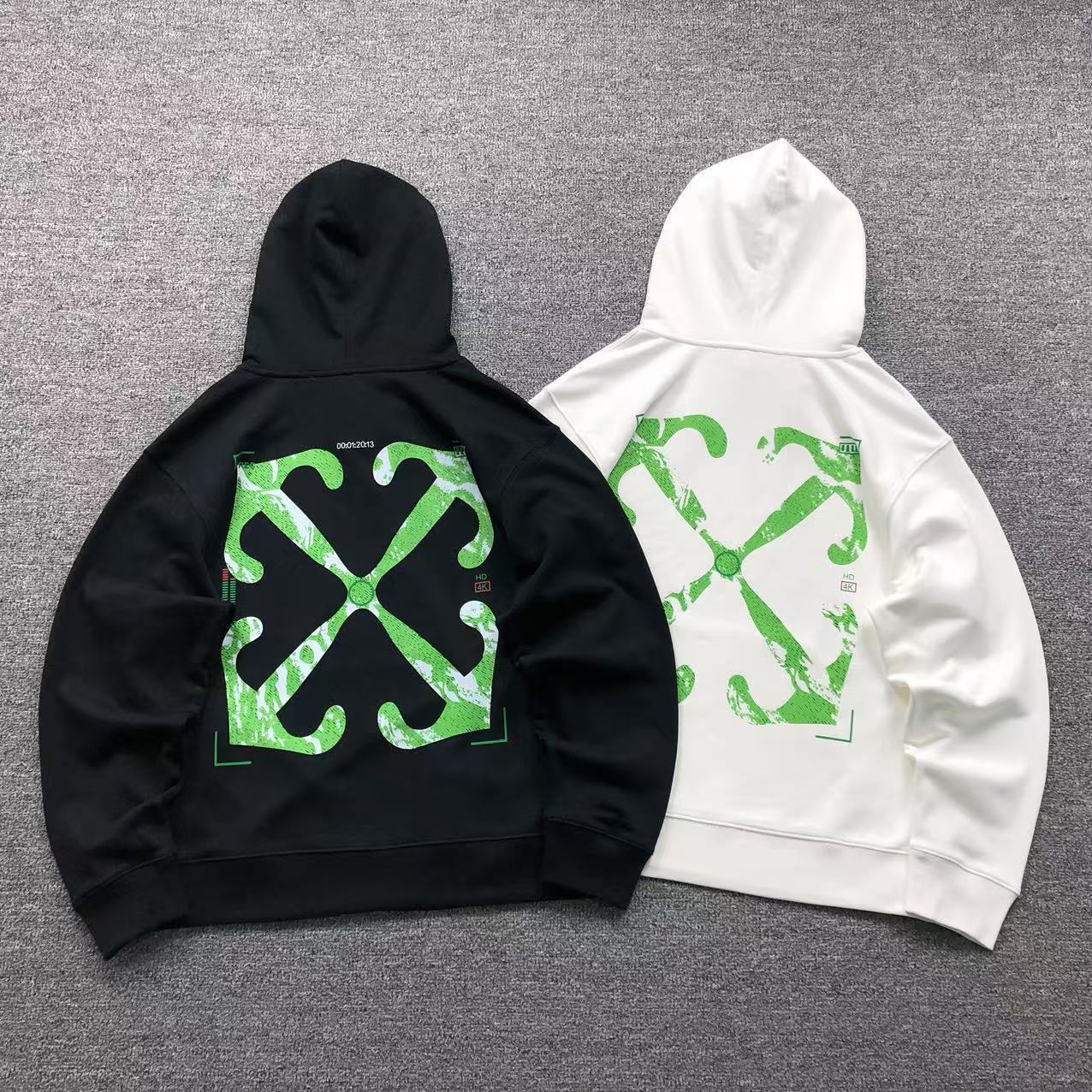 MOLETOM CANGURU Off White Arrows Splash Core — costa