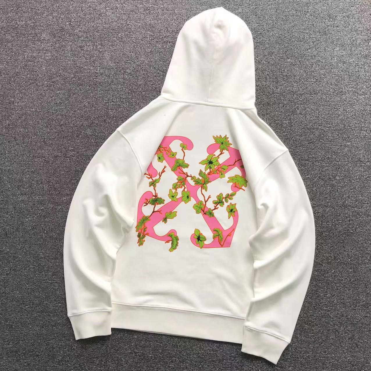 MOLETOM CANGURU Off White Ivy Arrows — costa