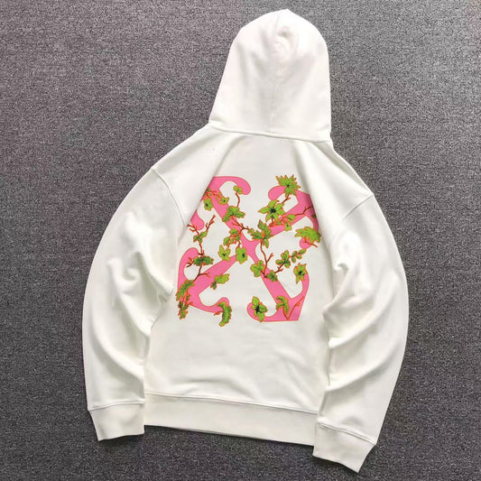 MOLETOM CANGURU Off White Ivy Arrows — costa