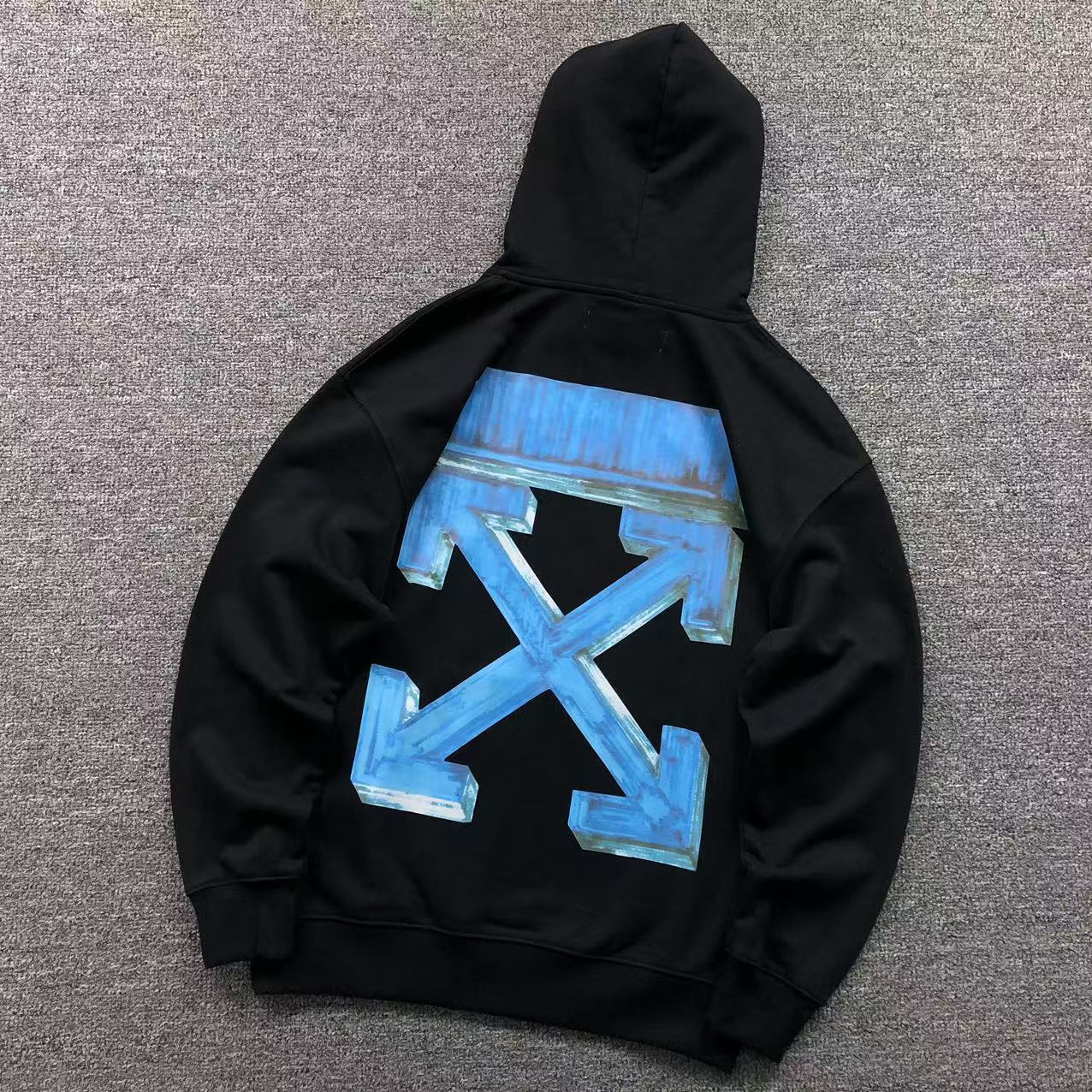 MOLETOM CANGURU Off White Arrows Ice — costa