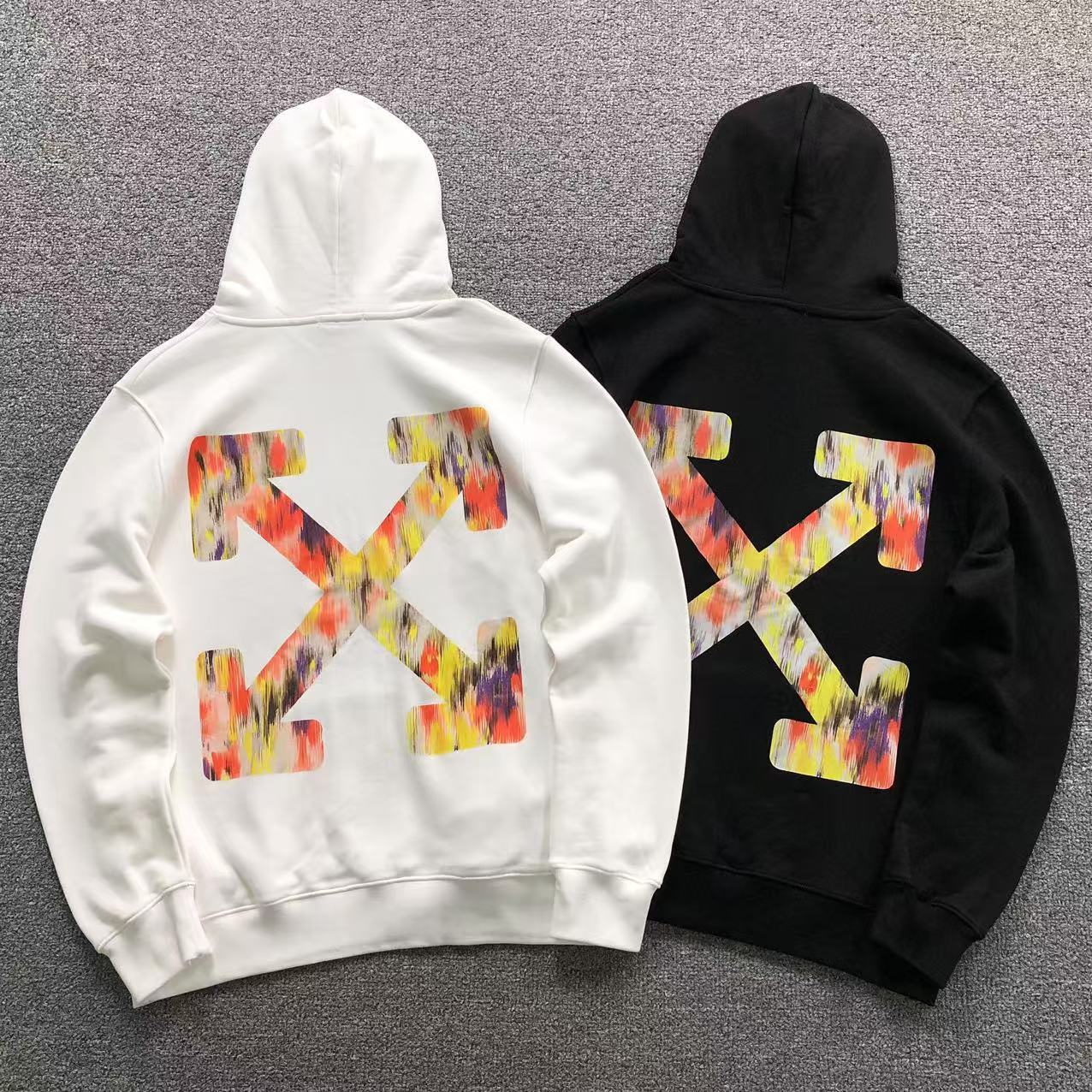 MOLETOM CANGURU Off White Arrows Tie Dye — costa