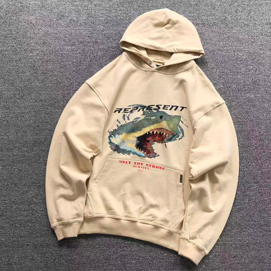 MOLETOM CANGURU Represent Shark Bite — frente
