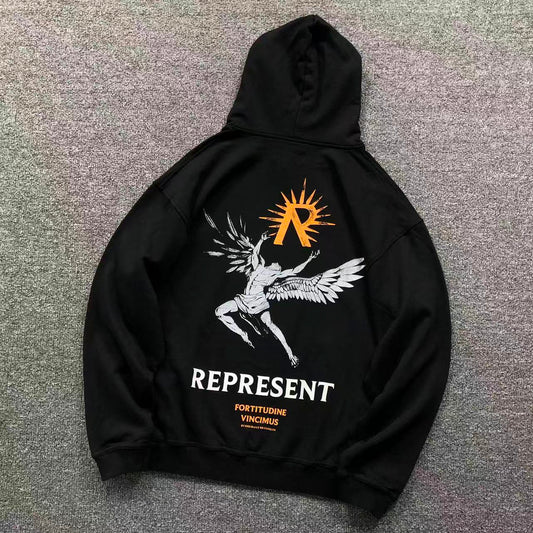 MOLETOM CANGURU Represent Fallen Angel — costa