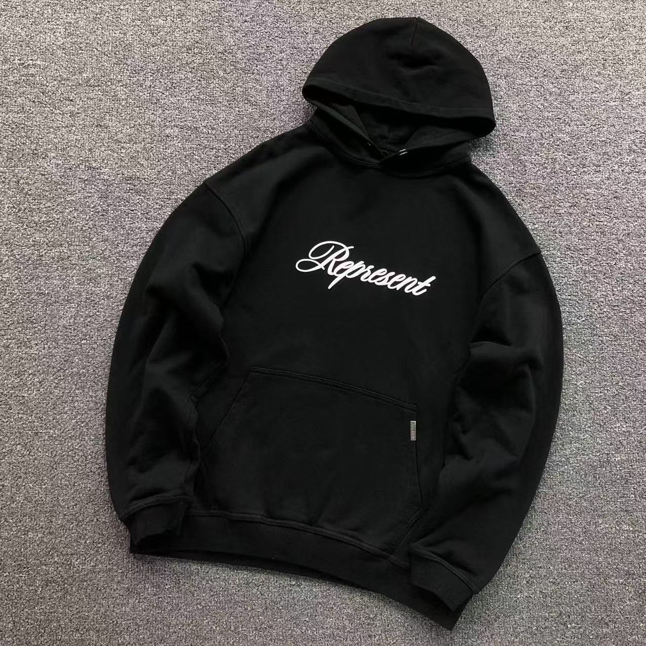 MOLETOM CANGURU Represent Signature Script — frente
