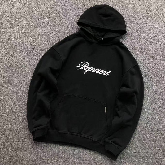 MOLETOM CANGURU Represent Signature Script — frente