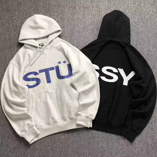 MOLETOM CANGURU Stussy Big Logo Classic — frente