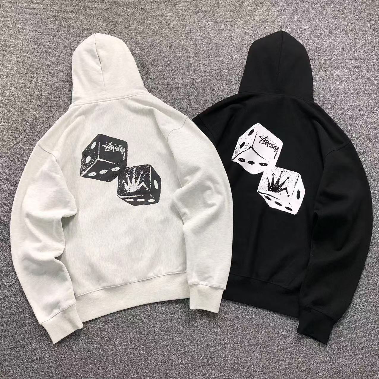 MOLETOM CANGURU Stussy Dice Crown Prime — costa