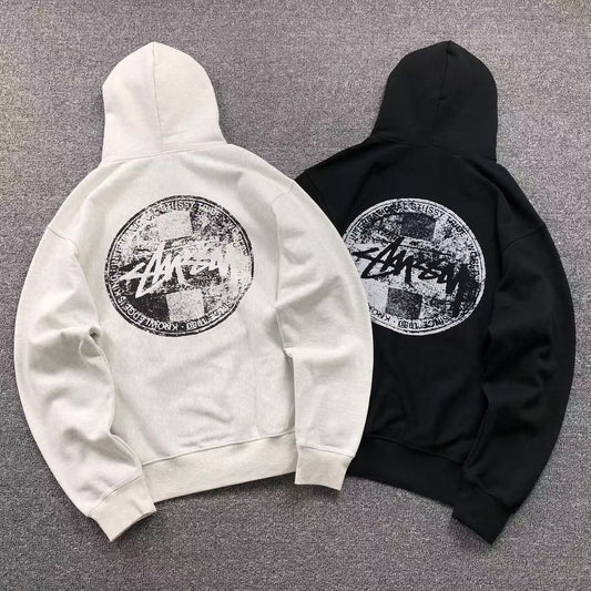 MOLETOM CANGURU Stussy World Tribe Circle — costa