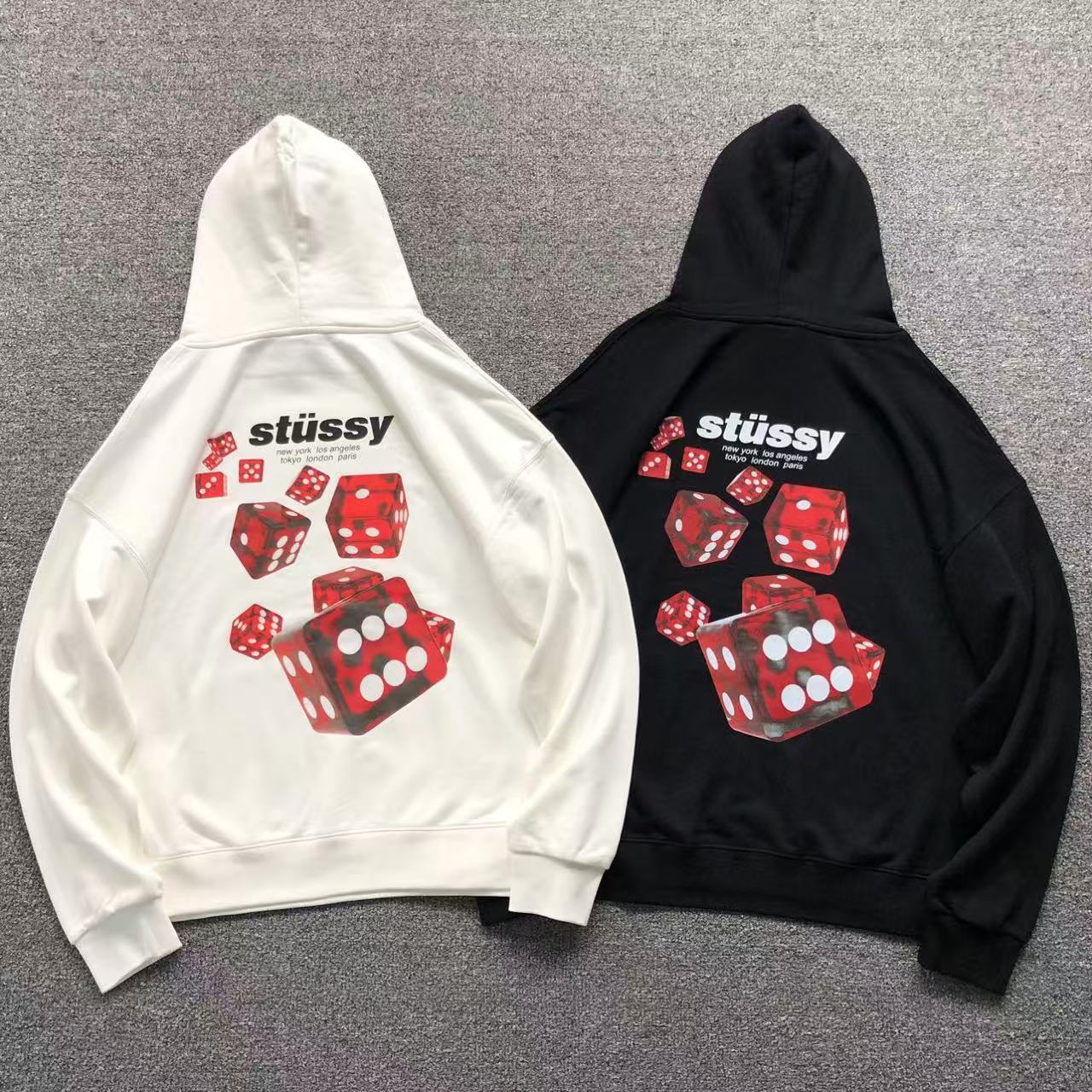 MOLETOM CANGURU Stussy Dice Roll Core — costa