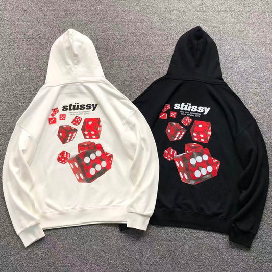 MOLETOM CANGURU Stussy Dice Roll Core — costa