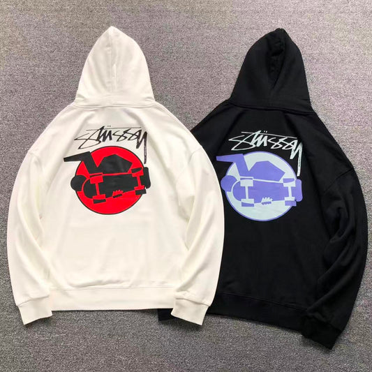 MOLETOM CANGURU Stussy Skate Circle — costa