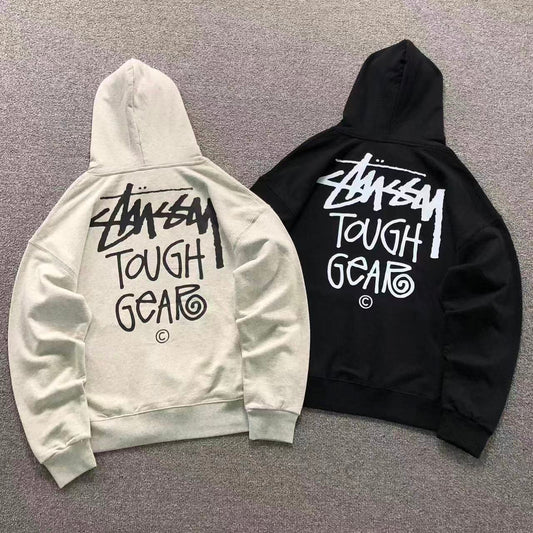MOLETOM CANGURU Stussy Tough Gear Legacy — costa