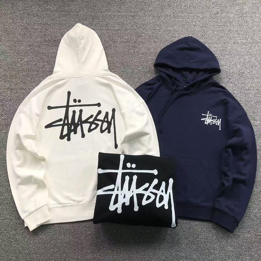 MOLETOM CANGURU Stussy Basic Graffiti Prime — frente