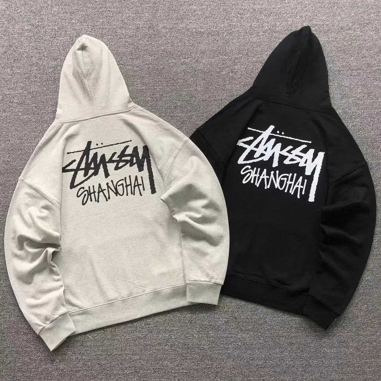 MOLETOM CANGURU Stussy Shanghai — costa