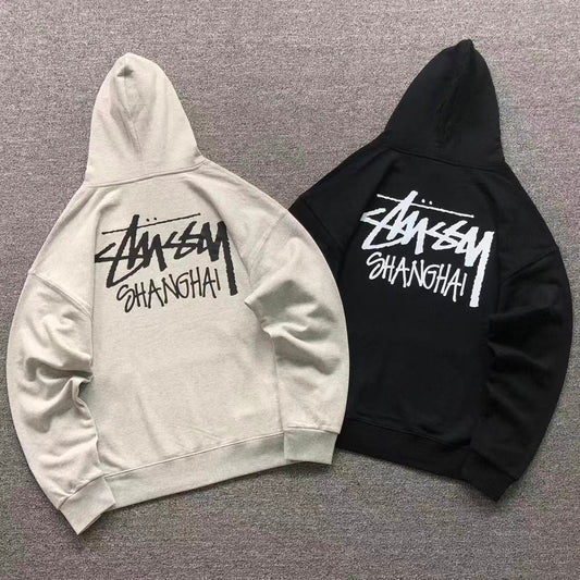 MOLETOM CANGURU Stussy Shanghai — costa